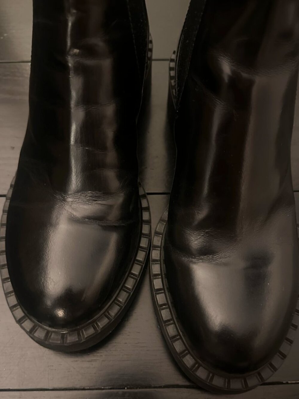 Prada Calfskin Chelsea Boots Size US 6 EU 36 - Picture 5 of 11